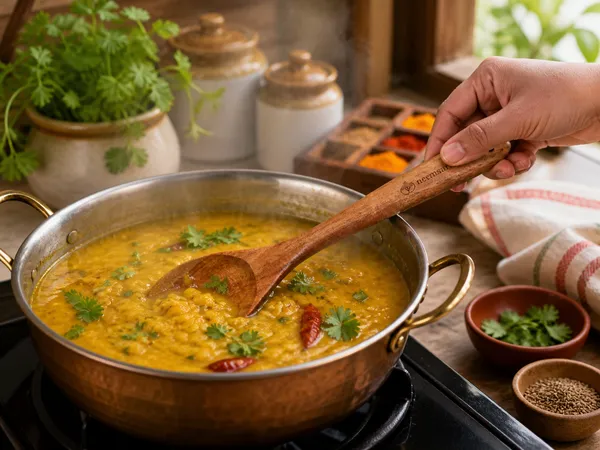 Neemsar_Neem_Wood_Serving_Spoon_(Round)_|_100%_Natural_Neem_Wood_|_Antibacterial_|_Non-Stick_Safe_|_Heat_Resistant_Kitchen_Spoon