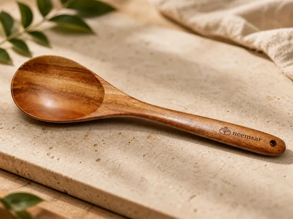 Neemsar_Neem_Wood_Serving_Spoon_(Round)_|_100%_Natural_Neem_Wood_|_Antibacterial_|_Non-Stick_Safe_|_Heat_Resistant_Kitchen_Spoon