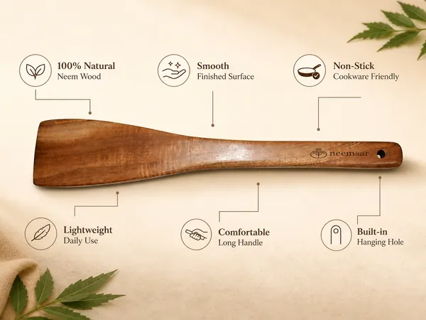 Neemsar_Neem_Wood_Flat_Turner_Spatula_|_100%_Natural_Neem_Wood_|_Antibacterial_|_Non-Stick_Safe_|_Heat_Resistant_Cooking_Tool