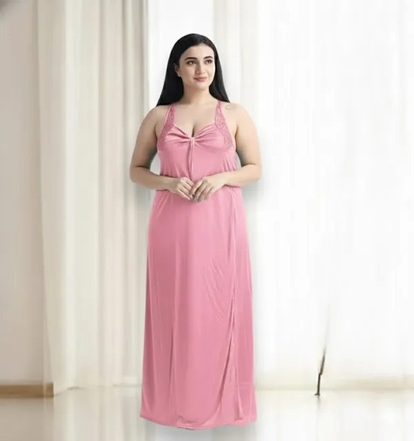 Women's_Baby_Pink_Nightwear_Set__5_Piece_Satin_Sleepwear_Combo_(Nighty,_Robe,_Shorts_Set_&_Inner)