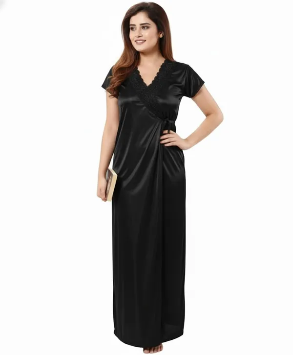 Women_Black_Nightwear_Combo_Set_�_4_Piece_Sleepwear_(Nighty,_Shorts,_Inner_&_Dress)