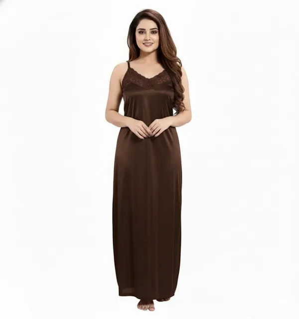 Women_Coffee_Nightwear_Combo_Set__4_Piece_Sleepwear_(Nighty,_Shorts,_Inner_&_Dress)