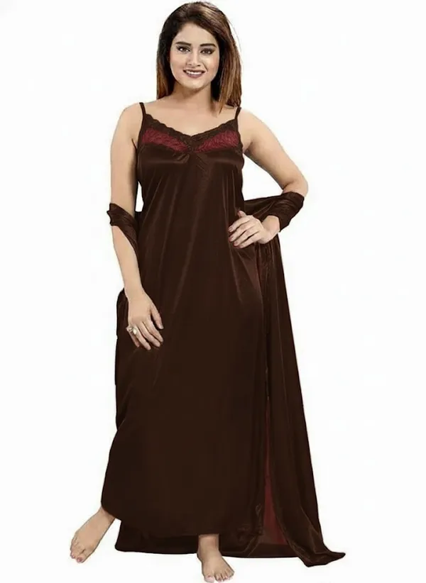 Women_Coffee_Nightwear_Combo_Set__4_Piece_Sleepwear_(Nighty,_Shorts,_Inner_&_Dress)