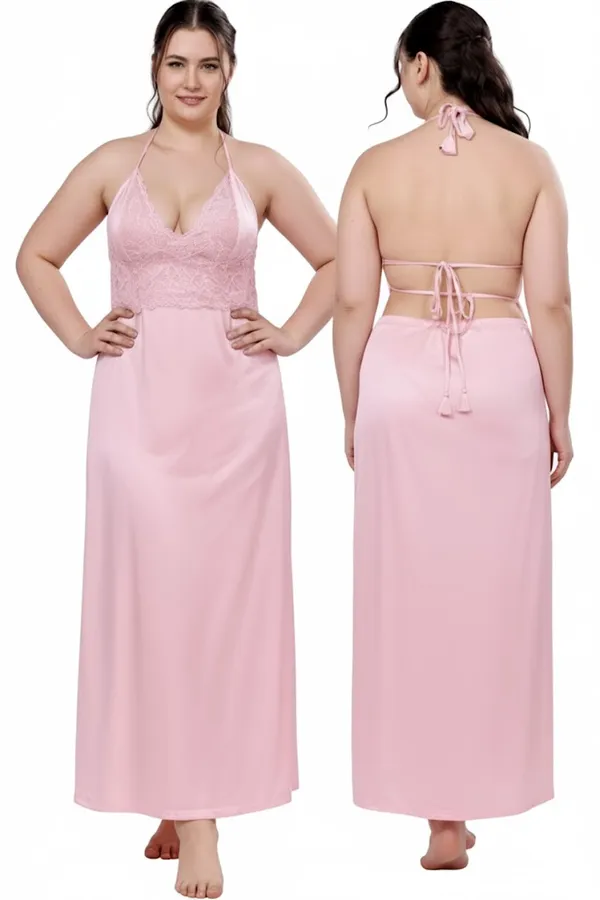 Women's_Satin_Lace_Nighty_with_Robe_Set_Soft_Comfortable_Sleepwear,_Baby_Pink_Long_Nightdress