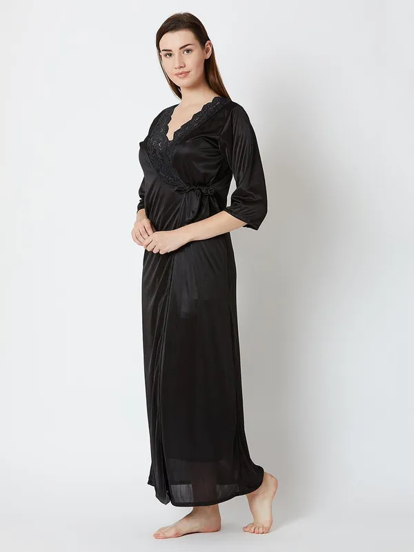 Women's_Black_Satin_Nighty_with_Lace_&_Robe_Elegant_Long_Nightwear_Set,_Soft_Sleepwear
