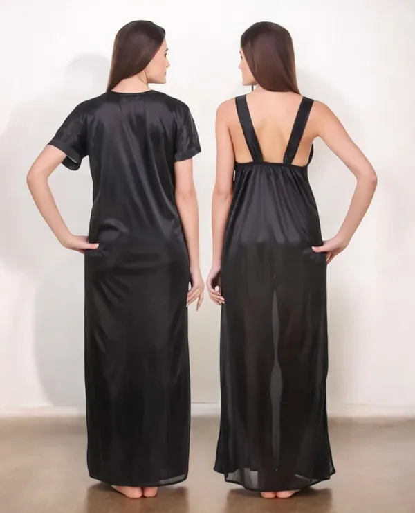 Women's_Black_Satin_Nighty_with_Lace_&_Robe_Elegant_Long_Nightwear_Set,_Soft_Comfortable_Sleepwear