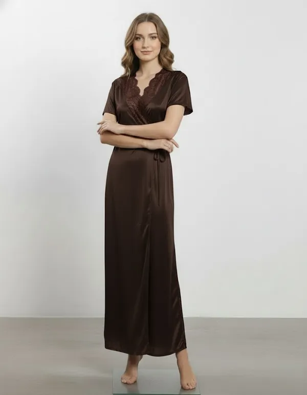 Women_Coffee_Satin_Night_Dress_with_Lace_&_Robe_�_Soft_Nightwear_Set_for_Women