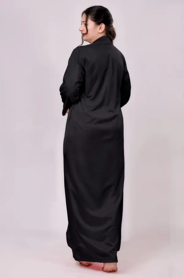 Women's_Satin_Lace_Nighty_with_Robe_Set_Soft_Comfortable_Sleepwear,_Black_Long_Nightdress