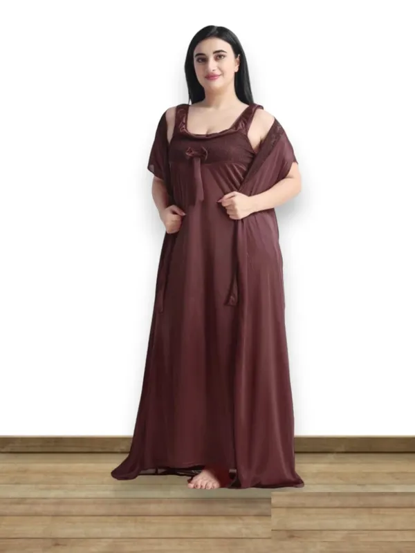 Women's_Nightwear_Set_Coffee_Satin_Nighty_with_Lace_Robe_Stylish_Long_Night_Dress