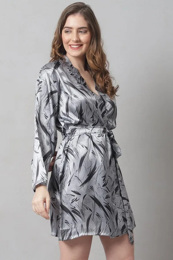Women's_Grey_Satin_Printed_Robe_Soft_Comfortable_Nightwear,_Stylish_Short_Sleepwear_Wrap