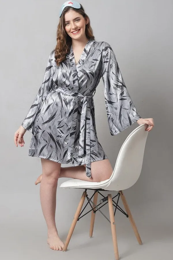 Women's_Grey_Satin_Printed_Robe_Soft_Comfortable_Nightwear,_Stylish_Short_Sleepwear_Wrap