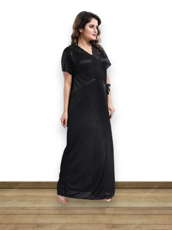 Women's_Nightwear_Set_Black_Satin_Nighty_with_Lace_Robe_Stylish_Long_Night_Dress