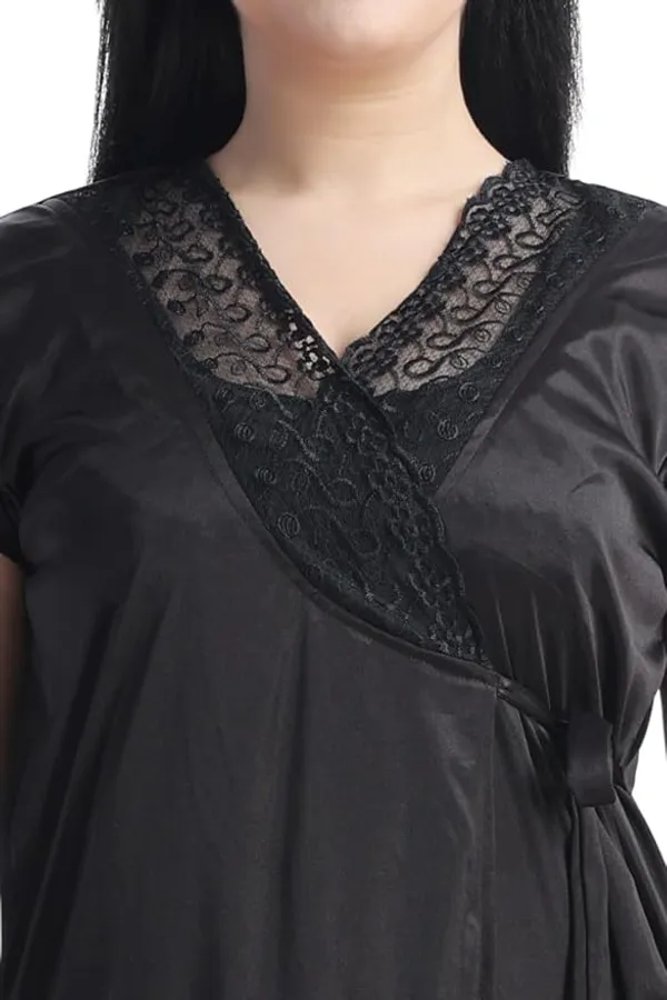 Women's_Nightwear_Set_Black_Satin_Nighty_with_Lace_Robe_Stylish_Long_Night_Dress