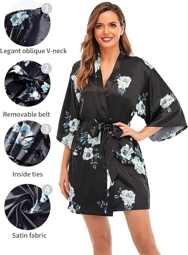 Women's_Black_Satin_Printed_Nighty_with_Robe_Soft_Comfortable_Short_Nightwear_Set,_Stylish_Sleepwear
