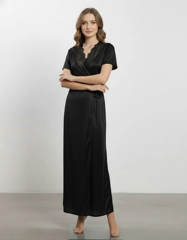 Women_Black_Satin_Night_Dress_with_Lace_&_Robe_�_Soft_Nightwear_Set_for_Women