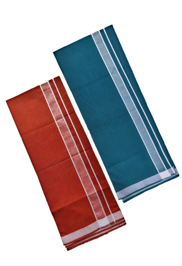 Blue_And_Red_Cotton_Lungi_For_Men_Pack_Of_2