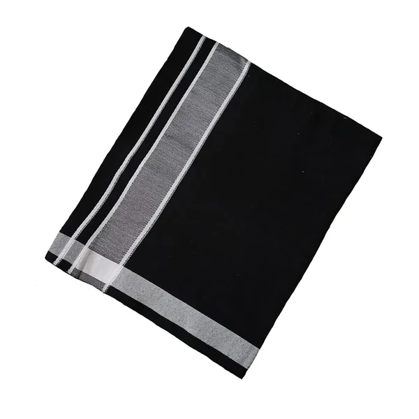 Grey_And_Black_Cotton_Lungi_For_Men_Pack_Of_2