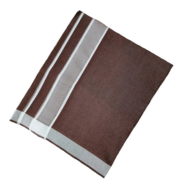 Brown_And_Blue_Cotton_Lungi_For_Men_Pack_Of_2