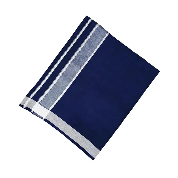 Brown_And_Blue_Cotton_Lungi_For_Men_Pack_Of_2