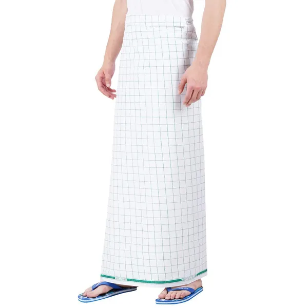 Men's_White_Checked_Lungi_(Printed_Lungi_|_White_Checks_|_Pack_of_3_|_Free_Size_-_2Mtrs)