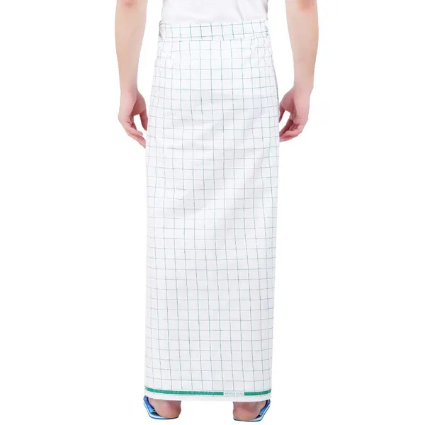 Men's_White_Checked_Lungi_(Printed_Lungi_|_White_Checks_|_Pack_of_3_|_Free_Size_-_2Mtrs)