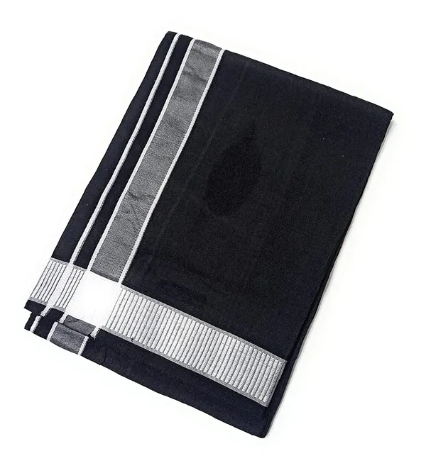 Black_And_Grey_Cotton_Lungi_For_Men_Pack_Of_2