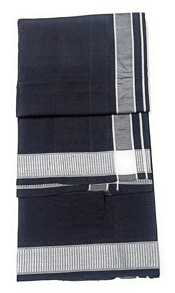 Black_And_Grey_Cotton_Lungi_For_Men_Pack_Of_2