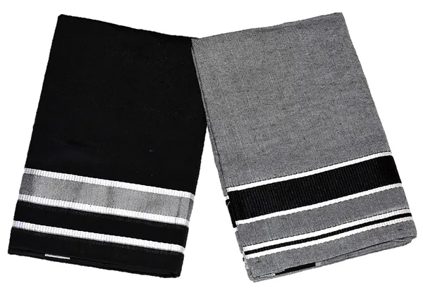 Black_And_Grey_Cotton_Lungi_For_Men_Pack_Of_2