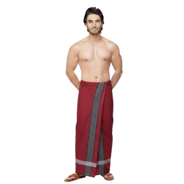 Multicolour_Bheeshma_Cotton_Lungi_For_Men_Pack_Of_3_|_Assorted_Colours
