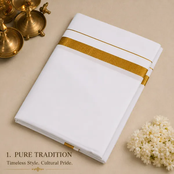 Men’s_White_Dhoti_with_Gold_Jari_Border_|_Traditional_Ethnic_Wear_|_Comfortable_Wrap_for_Daily_&_Festive_Use