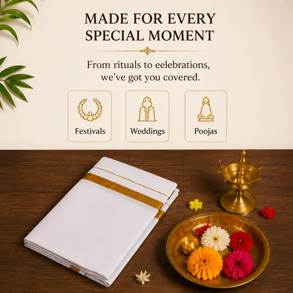 Men’s_White_Dhoti_with_Gold_Jari_Border_|_Traditional_Ethnic_Wear_|_Comfortable_Wrap_for_Daily_&_Festive_Use