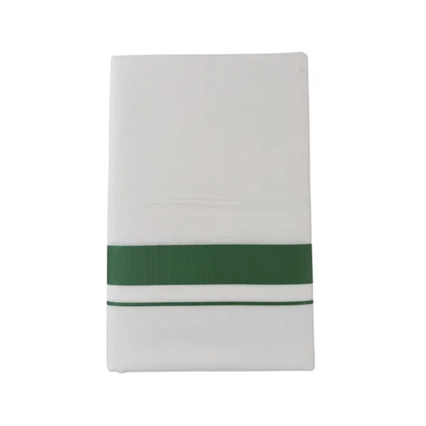 Dark_Green_Kolikodan_Colour_Border_Dhoti_for_Men_|_Pure_Cotton_2_Meter_Traditional_Wear_|_Elegant_South_Indian_Veshti_with_Classic_Border_for_Rituals,_Functions_&_Daily_Comfort