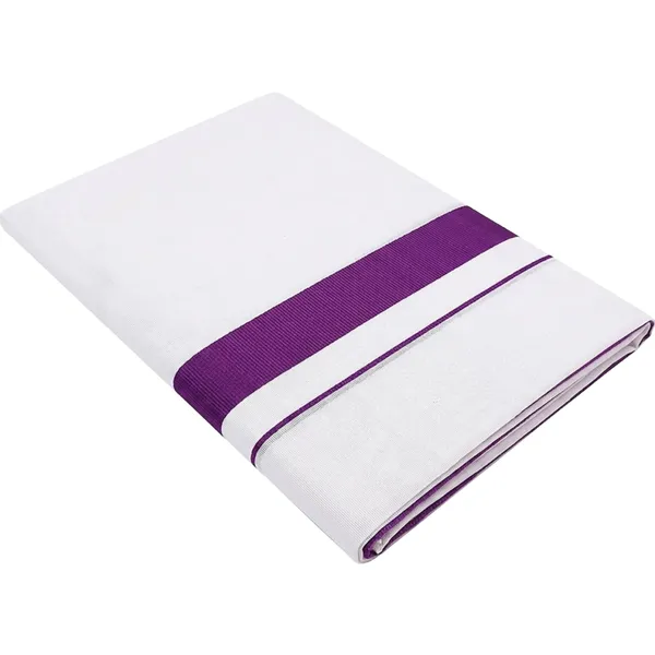 JAYRAAJ_White_Double_Dhoti_with_Colour_Fancy_Border_(1.25_inches)_for_Men_|_4_Meter_|_100%_Cotton_Traditional_Veshti/Mundu/Lungi_|_Lightweight_Breathable_Ethnic_Wear_for_Festive_Wedding_Cultural_and_Daily_Comfort_Use
