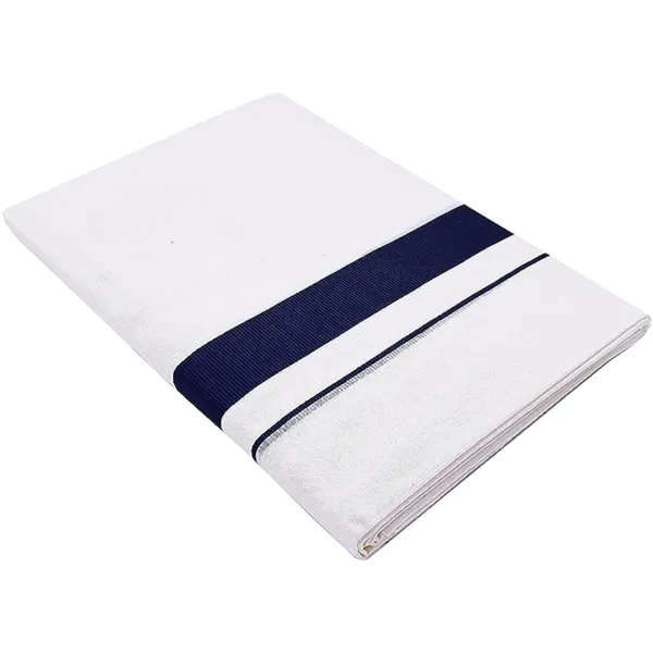 JAYRAAJ_White_Double_Dhoti_with_Colour_Fancy_Border_(1.25_inches)_for_Men_|_4_Meter_|_100%_Cotton_Traditional_Veshti/Mundu/Lungi_|_Lightweight_Breathable_Ethnic_Wear_for_Festive_Wedding_Cultural_and_Daily_Comfort_Use