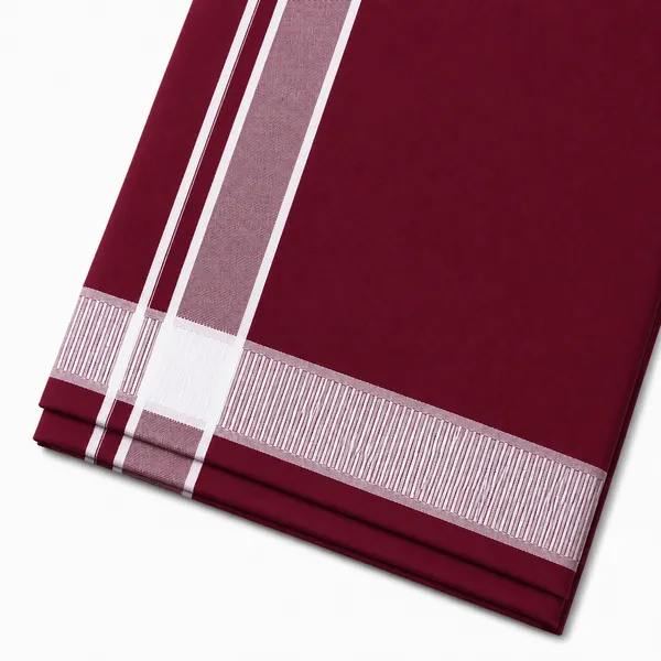 Men's_Lungi_with_Solid_Colours_and_Borders_|_Traditional_South_Indian_Kaili_|_Soft_&_Breathable_Fabric_|_Elegant_Border_Design_|_Free_Size_|_Daily_&_Festive_Wear