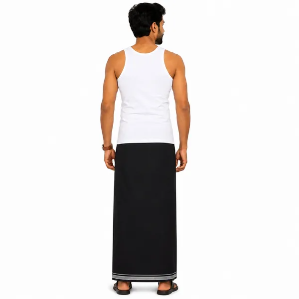 Men's_Lungi_with_Solid_Colours_and_Borders_|_Traditional_South_Indian_Kaili_|_Soft_&_Breathable_Fabric_|_Elegant_Border_Design_|_Free_Size_|_Daily_&_Festive_Wear