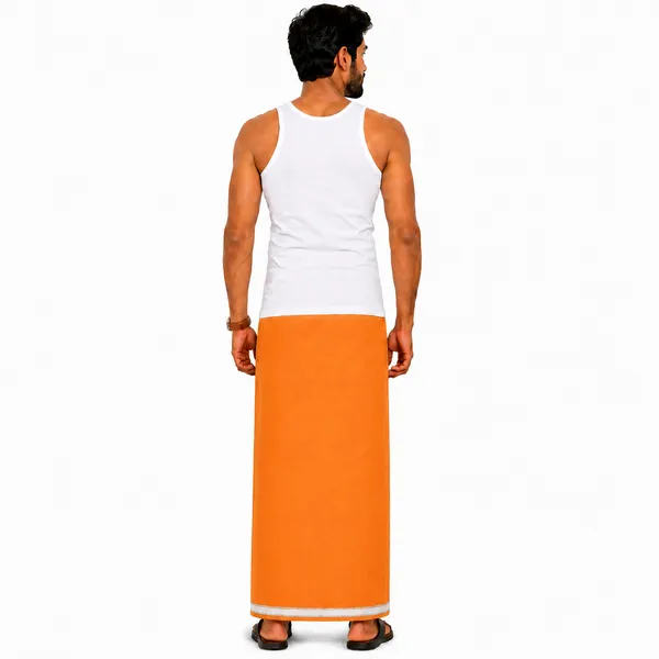 Men's_Lungi_with_Solid_Colours_and_Borders_|_Traditional_South_Indian_Kaili_|_Soft_&_Breathable_Fabric_|_Elegant_Border_Design_|_Free_Size_|_Daily_&_Festive_Wear