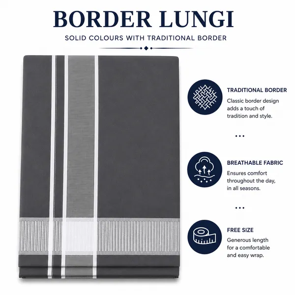 Men's_Lungi_with_Solid_Colours_and_Borders_|_Traditional_South_Indian_Kaili_|_Soft_&_Breathable_Fabric_|_Elegant_Border_Design_|_Free_Size_|_Daily_&_Festive_Wear