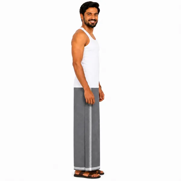 Men's_Lungi_with_Solid_Colours_and_Borders_|_Traditional_South_Indian_Kaili_|_Soft_&_Breathable_Fabric_|_Elegant_Border_Design_|_Free_Size_|_Daily_&_Festive_Wear