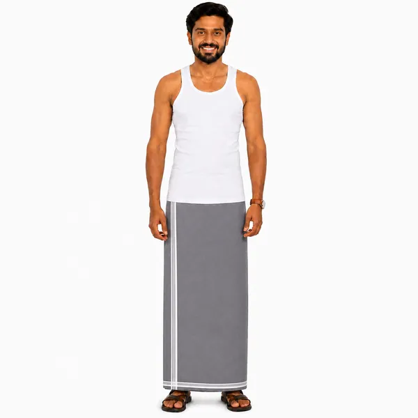 Men's_Lungi_with_Solid_Colours_and_Borders_|_Traditional_South_Indian_Kaili_|_Soft_&_Breathable_Fabric_|_Elegant_Border_Design_|_Free_Size_|_Daily_&_Festive_Wear