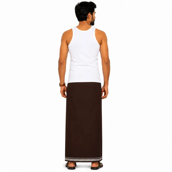 Men's_Lungi_with_Solid_Colours_and_Borders_|_Traditional_South_Indian_Kaili_|_Soft_&_Breathable_Fabric_|_Elegant_Border_Design_|_Free_Size_|_Daily_&_Festive_Wear