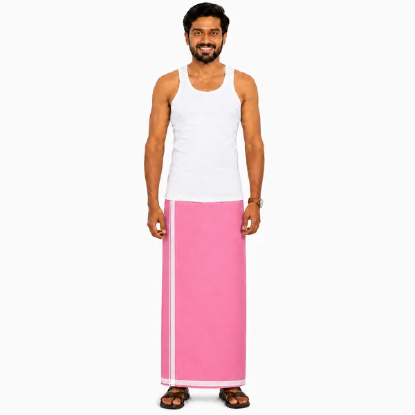 Men's_Lungi_with_Solid_Colours_and_Borders_|_Traditional_South_Indian_Kaili_|_Soft_&_Breathable_Fabric_|_Elegant_Border_Design_|_Free_Size_|_Daily_&_Festive_Wear