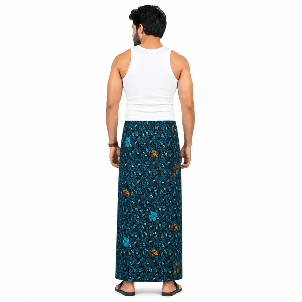 Men’s_Polycotton_Multi-Print_Lungi_(Comfortable_Breathable_LightWeight_Traditional_Wrap_for_Daily_Wear_|_Assorted_Printed_Designs_|_Black_based)