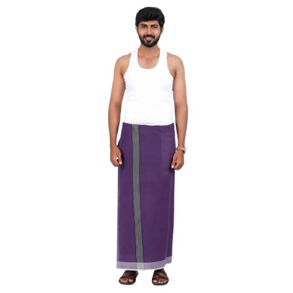 Multicolour_Bheeshma_Cotton_Lungi_For_Men_Pack_Of_3_|_Assorted_Colours