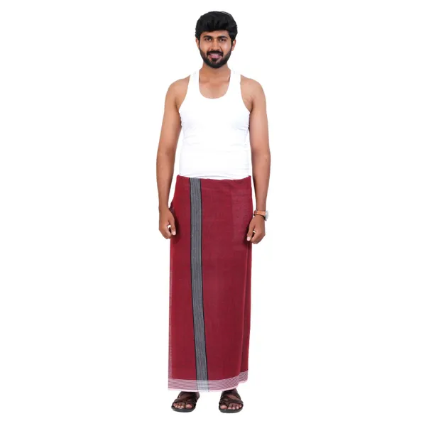 Multicolour_Bheeshma_Cotton_Lungi_For_Men_Pack_Of_3_|_Assorted_Colours