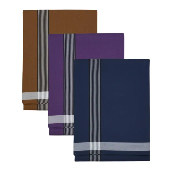Multicolour_Bheeshma_Cotton_Lungi_For_Men_Pack_Of_3_|_Assorted_Colours