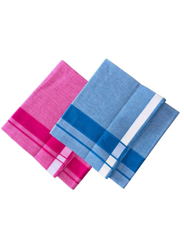 Pink_and_Light_Blue_Cotton_Lungi_for_Men_Pack_of_2