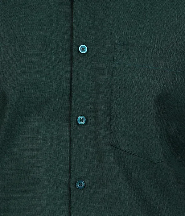 Premium_Cotton_Blend_Dhoti_Set_for_Men_with_Matching_Shirt_|_Forest_Green_|_Traditional_South_Indian_Ethnic_Wear_|_Breathable_Comfortable_Festive_&_Daily_Wear_by_JAYRAAJ