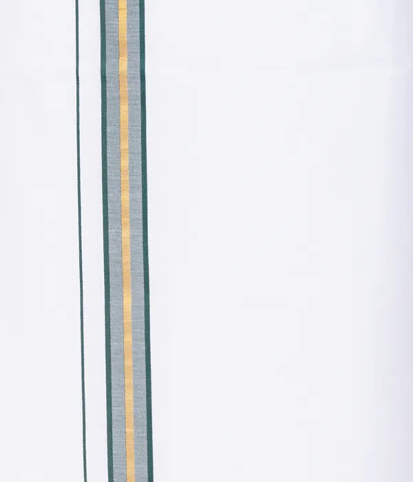 Premium_Cotton_Blend_Dhoti_Set_for_Men_with_Matching_Shirt_|_Forest_Green_|_Traditional_South_Indian_Ethnic_Wear_|_Breathable_Comfortable_Festive_&_Daily_Wear_by_JAYRAAJ