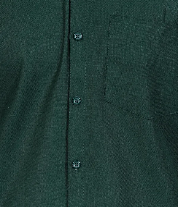 Premium_Cotton_Blend_Dhoti_Set_for_Men_with_Matching_Shirt_|_Forest_Green_|_Traditional_South_Indian_Ethnic_Wear_|_Breathable_Comfortable_Festive_&_Daily_Wear_by_JAYRAAJ